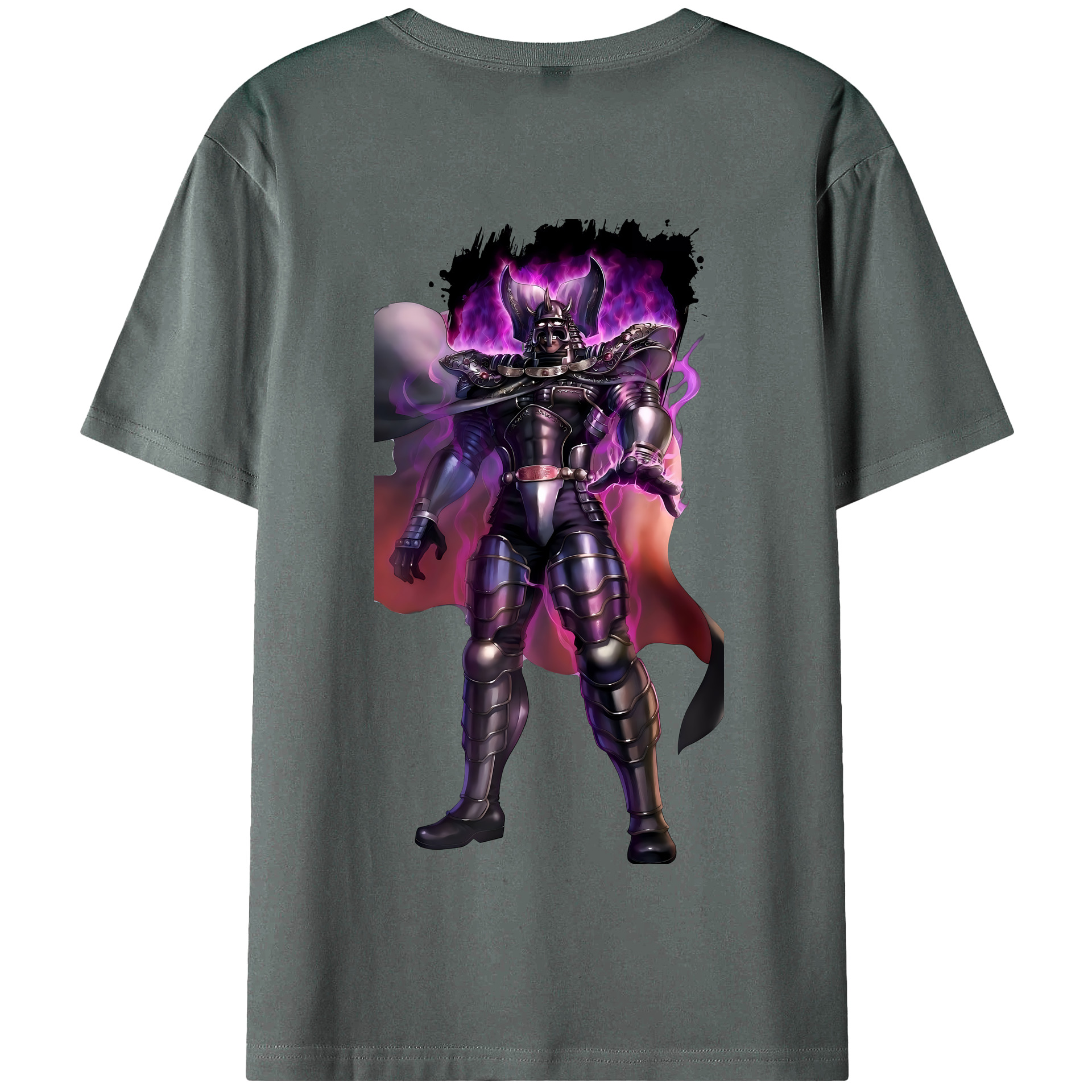 （画像用） 北斗の拳 Fist of the North Star 綿100％半袖Tシャツ（背面プリント）